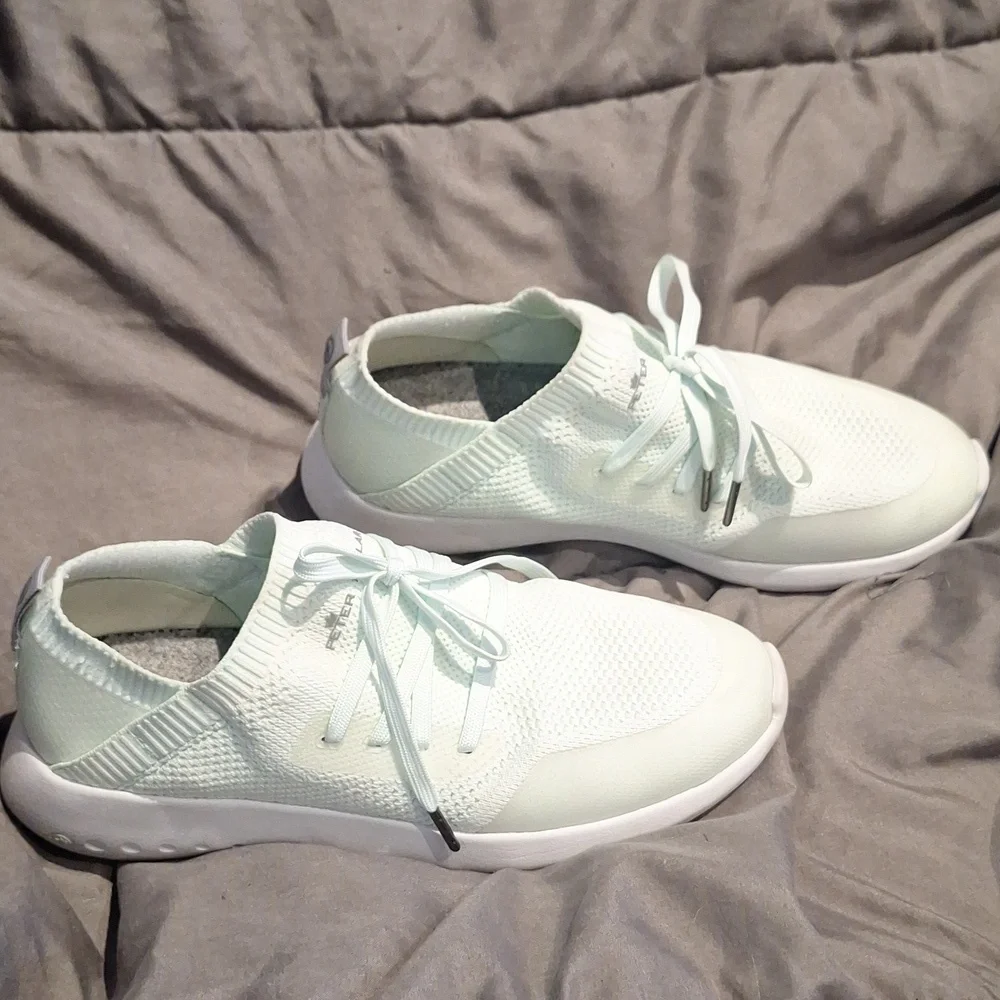 Peter Millar Hyperlight Glide Mint Green Tennis Shoes Size 9